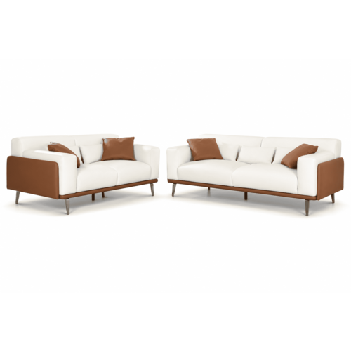 BC10218 LOVESEAT+SOFA (LEATHER/PVC)-#LY-10 MATCH LY-08 